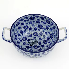 Miska fondue D02 0,7l <br> 1443X Ważka w kwiatach